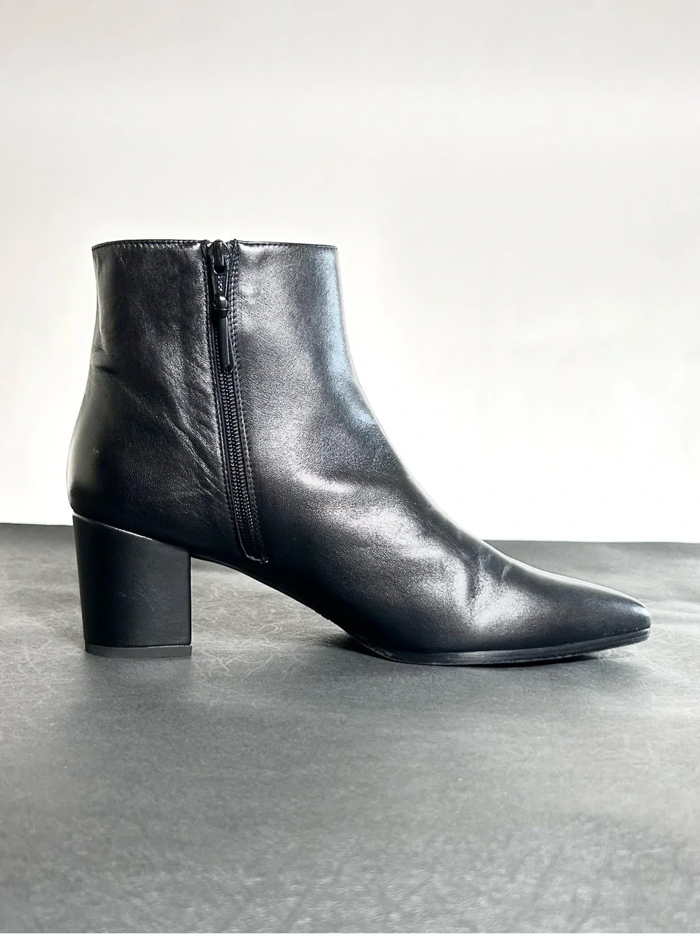 Stuart Weitzman block heel ankle boots